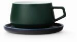 VIVA Чаша за чай с подложна чинийка VIVA Classic Pine Green 250ml, порцелан (1006998) - topmarket