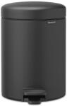 Brabantia Кош за смет с педал Brabantia NewIcon 5L, Mineral Infinite Grey (1001103)
