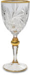 Bohemia 1845 Чаша за вино Bohemia 1845 Pinwheel Matt Cut and Gold 260ml, 6 броя