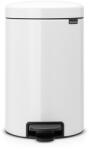 Brabantia Кош за смет с педал Brabantia NewIcon 12L, White (649019)