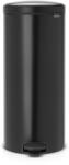 Brabantia Кош за смет с педал Brabantia NewIcon 30L, Matt Black (649059)