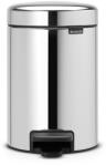 Brabantia Кош за смет с педал Brabantia NewIcon 3L, Brilliant Steel (648997)