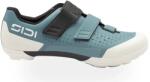 Sidi Asper gravel SPD kerékpáros cipő, tépőzáras, kék-fehér (frost grey), 45-ös