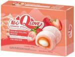 Qlove Японски Бисквитки Ягода Двоен Пълнеж Мочи 180 г