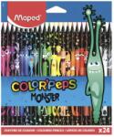 Maped Színes ceruza MAPED Color Peps Monster háromszögletű 24 darabos készlet (862624) - vectraline