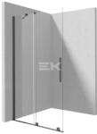 Deante PRIZMA - Zuhanyfal, walk-in, 120 cm - csúsztatható - titanium - KTJ_D32R (KTJ_D32R)