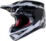 Alpinestars SM10 ampress fekete carbon bukósisak (0110-8353)