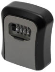 Somogyi Elektronic Kft SOMOGYI HOME SAFEKEY Számzáras kulcsszéf, masszív alumínium öntvény, négyjegyű számkód, 10.000 elvi kódvariáció, falra rögzítendő, kültérre is (SAFEKEY)