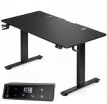 Casaria Birou de birou reglabil pe înălțime FLEXI, 160x70x72-117cm, negru
