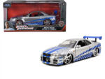 Jada Toys Fast &, Furious: Brian', s 2002 Nissan Skyline GT-R (BNR34) model mașină 1/24 - Simba Toys (9397158314R00)