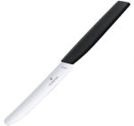 Victorinox Swiss Modern konyhai kés Black 11 cm - fogazott, lekerekített heggyel (307647)
