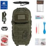 TM Badger Outdoor Recon menekülési hátizsák 25 l Olive - felszereléssel (2652352)