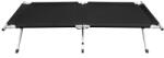 Mil-Tec US Style összecsukható kempingágy Black - 190 x 65 cm (58483)
