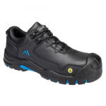 Portwest Apex munkavédelmi félcipő ESD S3S HRO SR SC FO (fekete/kék 39) (FC19BKB39)