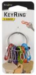 Nite Ize S-Biner KeyRing Locker kulcstartó - 6 db (68292)