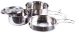 Mil-Tec Stainless Steel Cook Set edénykészlet - 4 elem (836255)