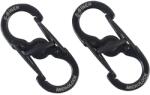 Nite Ize S-Biner MicroLock karabiner Black - 2 db (14556)