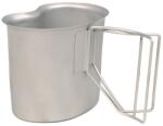 Mil-Tec US GI Canteen acél bögre összecsukható füllel 750 ml (2333479)