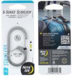 Nite Ize G-Series SlideLock 4 karabiner - Steel (1668919)