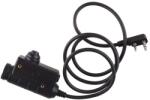Earmor PTT M51 kenwood nyomógomb - Fekete (62644)