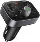 Baseus Autós Bluetooth 5.3 Fm Transmitter 2xUSB Usb-c, Fekete (S-09)