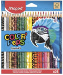Maped Színes ceruza MAPED Color Peps Animals háromszögletű 24 darabos (832224) - robbitairodaszer