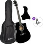 Cascha CGA100BK Basic SET Black Akusztikus gitár