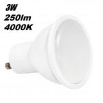 MILIO GU10 LED izzó 3W 250lm 4000K semleges fehér 120° - 25W-nak megfelelő (MZ0005)