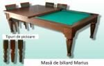 KM Biliard Masă de biliard/masă de dining Marius, dimensiuni 6-7-8 ft - Se realizează la comandă (56.146.1) - 4biliard - 4 775 300,00 RON