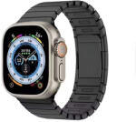 Omax Curea pentru Apple Watch 42 44 45 49mm Link Metal Bracelet Negru