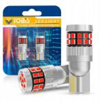 YOBIS Izzók Yobis Led Izzó W5W T10 Canbus Piros Erős 2db