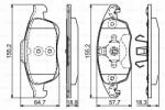 Bosch Fékbetét Első Bosch 0 986 494 235