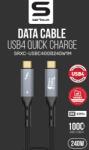 Serioux Cablu Serioux Usb-c To Usb-c Negru (srxc-usbc40gb240w1m) - qwerty-vision