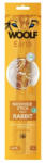 WOOLF Earth XL RABBIT Noohide 85g Kollagénes Rúd Nyúlhús Jutalomfalat