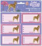  Füzetcímke ARS UNA 18 darabos Cute Animals-Horse (15.20153)