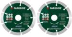PARKSIDE ® Gyémánt vágókorongok 125mm - 2db (436750)