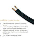 Quadral - Aurum quadral AURUM SUPREME 2, 5mm2-es finom szálas réz hangszóró kábel (aurum_supreme)