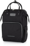 Petite&Mars Rucsac pentru mamici, PetiteMars, cu 11 compartimente, cu buzunare termice, Saltea de infasat inclusa, 30 x 42 x 15 cm, Jack, Black (507906)