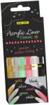 ONLINE Set 6 linere acrilice Online, Clasic (ON018631)