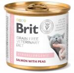 Brit GrainFree Hypoallergic Diet Nedves macskaeledel lazaccal 200g