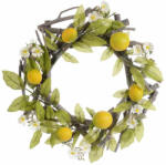 Decorer Coronita lemn decorata cu lamai 30 cm (A09.04.59deco)
