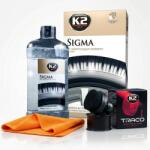 K2 Sigma Dressing Szett Gumiabroncs Fekete Applikátor Ecset Sűrű Sörték