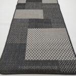 FLEX Traversa Latime 0.75m, Tip Iuta, Flex 19645-80, Marime 75 x 300 cm, Gri, Antiderapant, Festonata Surfilata Tivita, Antialergica, Polipropilena, Living, Dormitor, Coridor, Hol Covor