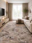 Mira Covor Mira 24137-122, Marime 200 x 300 cm, Maro, Inaltime Fir 6 mm, Antialergic, Polipropilena, Living, Dormitor, Sufragerie, Birou Covor