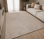 Oksi Covor Oksi 38020-202, Marime 60 x 110 cm, Bej, Inaltime Fir 6, 5 mm, Antialergic, Polipropilena, Living, Dormitor, Hol Covor