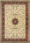 LOTOS Covor Lotos 523-120, Marime 100 x 300 cm, Crem, Rosu, Inaltime Fir 8 mm, Antialergic, Polipropilena, Living, Dormitor, Sufragerie, Birou Covor