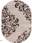 Mira Covor Oval Mira 24031-243, Marime 120 x 200 cm, Maro, Inaltime Fir 6 mm, Antialergic, Polipropilena, Living, Dormitor, Sufragerie, Birou Covor