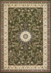 LOTOS Covor Lotos 523-310, Marime 150 x 300 cm, Crem, Verde, Inaltime Fir 8 mm, Antialergic, Polipropilena, Living, Dormitor, Sufragerie, Birou Covor