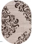 Mira Covor Oval Mira 24031-243, Marime 80 x 150 cm, Maro, Inaltime Fir 6 mm, Antialergic, Polipropilena, Living, Dormitor, Sufragerie, Birou Covor