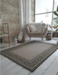 Natura Covor Bucatarie Tip Iuta, Natura 900-19, Marime 160 x 230 cm, Crem, Maro, Antialergic, Polipropilena, Living, Terasa, Sufragerie, Birou Covor